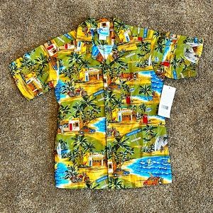 Boys size 8 new with tags Hawaiian button up short sleeve shirt